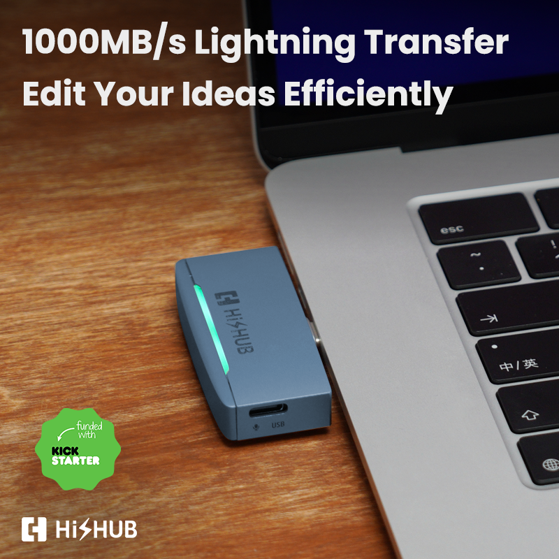 All-in-One SSD Hub for iPhone Filmmakers – 2TB Storage, Mic & Charging