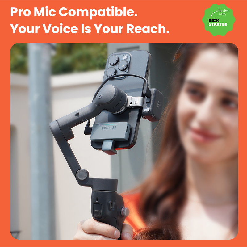 All-in-One SSD Hub for iPhone Filmmakers – 2TB Storage, Mic & Charging