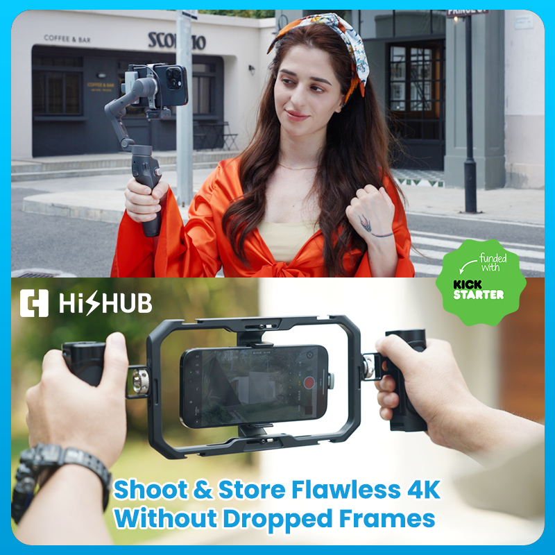 All-in-One SSD Hub for iPhone Filmmakers – 2TB Storage, Mic & Charging