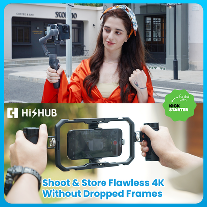 All-in-One SSD Hub for iPhone Filmmakers – 2TB Storage, Mic & Charging