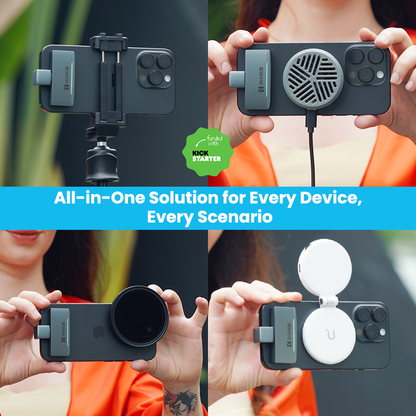 All-in-One SSD Hub for iPhone Filmmakers – 2TB Storage, Mic & Charging