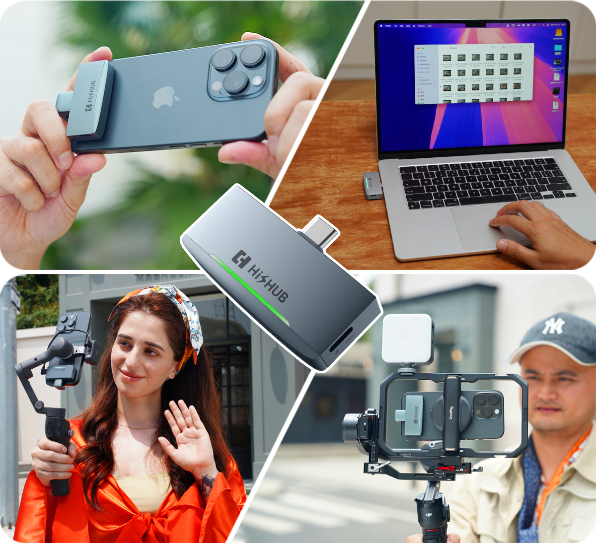CreatorDrive™ – Pro Portable SSD Hub for iPhone & Camera Gear